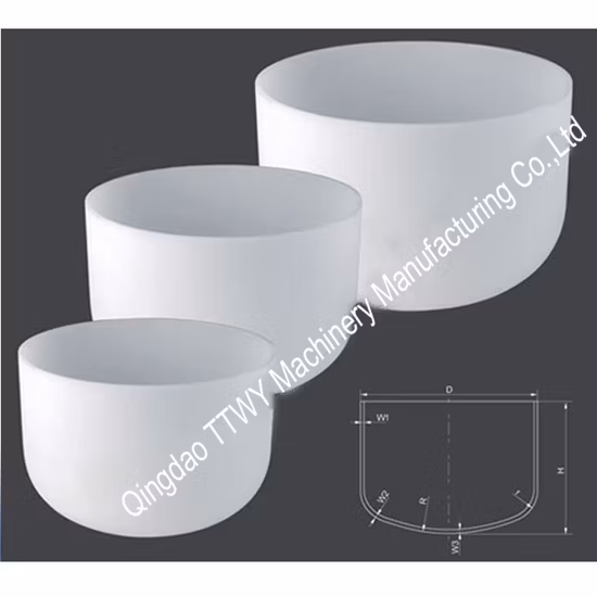 Quartz Bowl High Purity Fused Silica Quartz Crucible