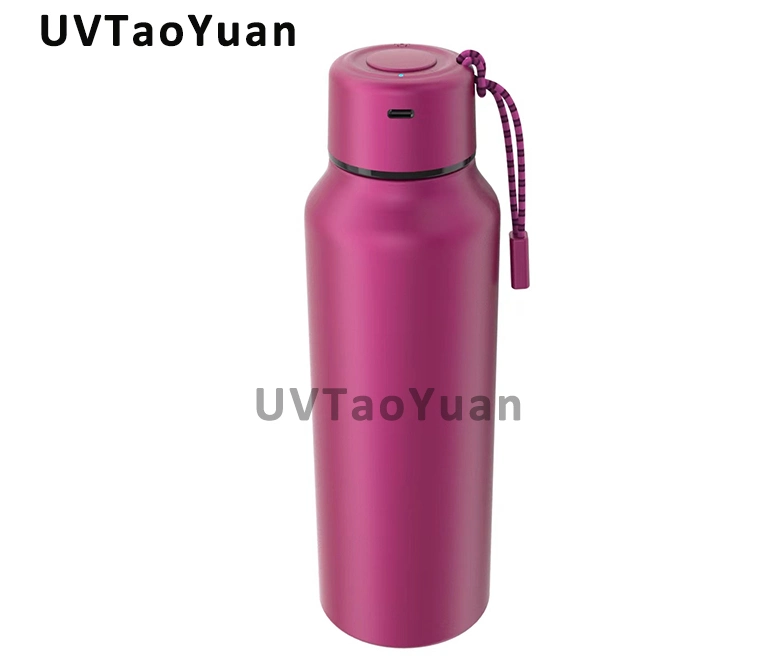 New UVC LED 275nm Sterilized Stainless Steel Kettle Fashion Style Water Bottle
