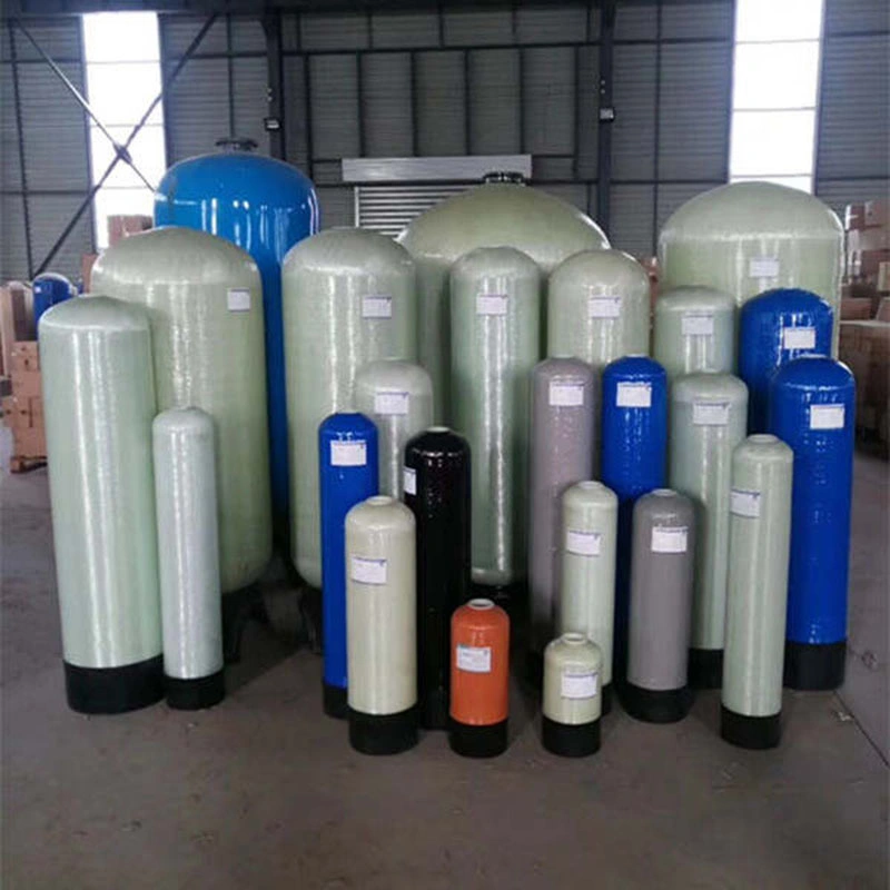 150 Psi FRP Fiberglass Pressure Tank Vessel Water Treatment Softener Sand Carbon Resin Filter Media FRP Tank