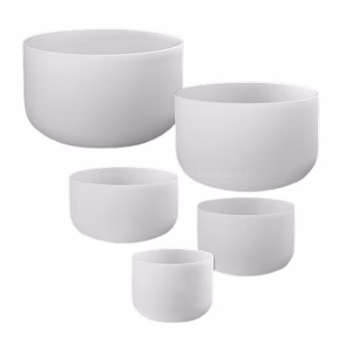 Laboratory Uses Cylindrical Translucent Silica Quartz Crucible for Melting