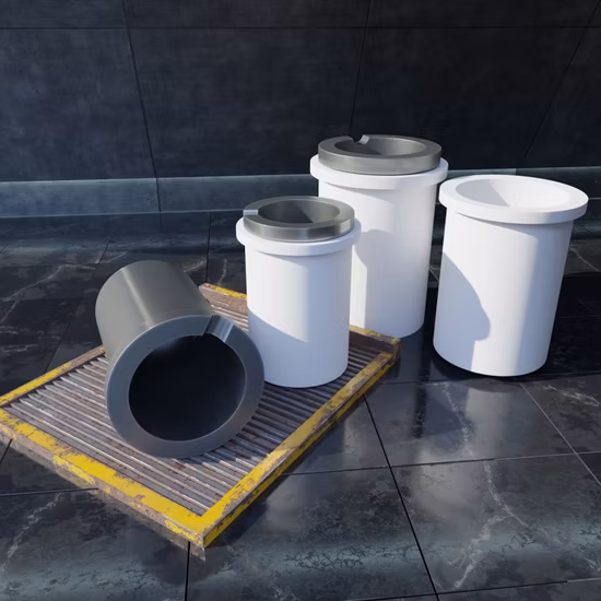 Graphite Crucible with Quartz Crucible Ceramic for Melting Metal