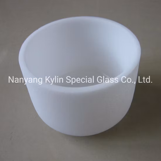 Heat Resistance Melting Transparent Quartz Glass Crucible Glasswear