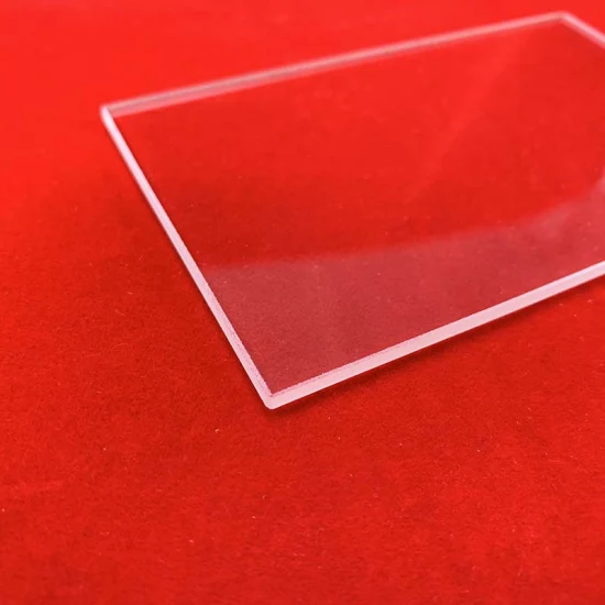 Heat Resistance UV Clear Quartz Glass Plate